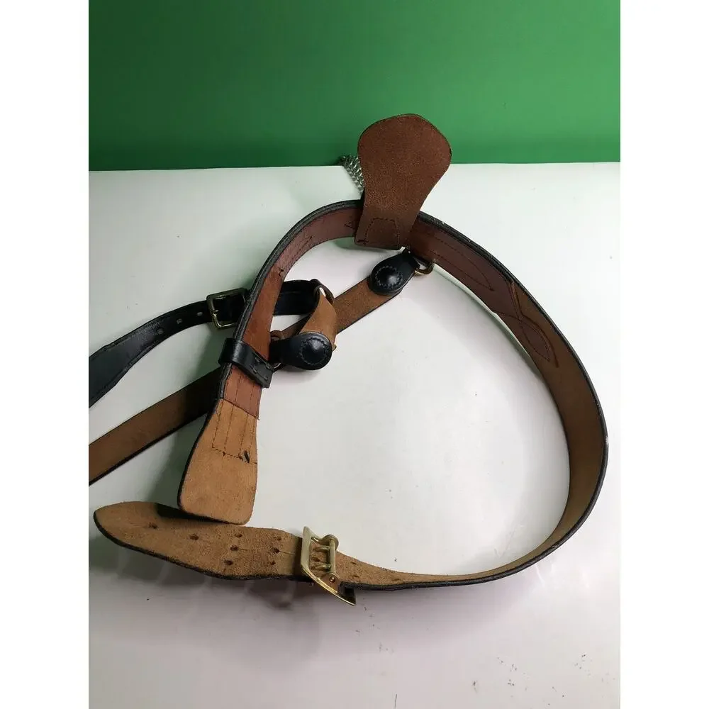 Vintage SPARTAN BRAND Armed Forces Equipment H. S. Meyer W. Germany BELT Leather